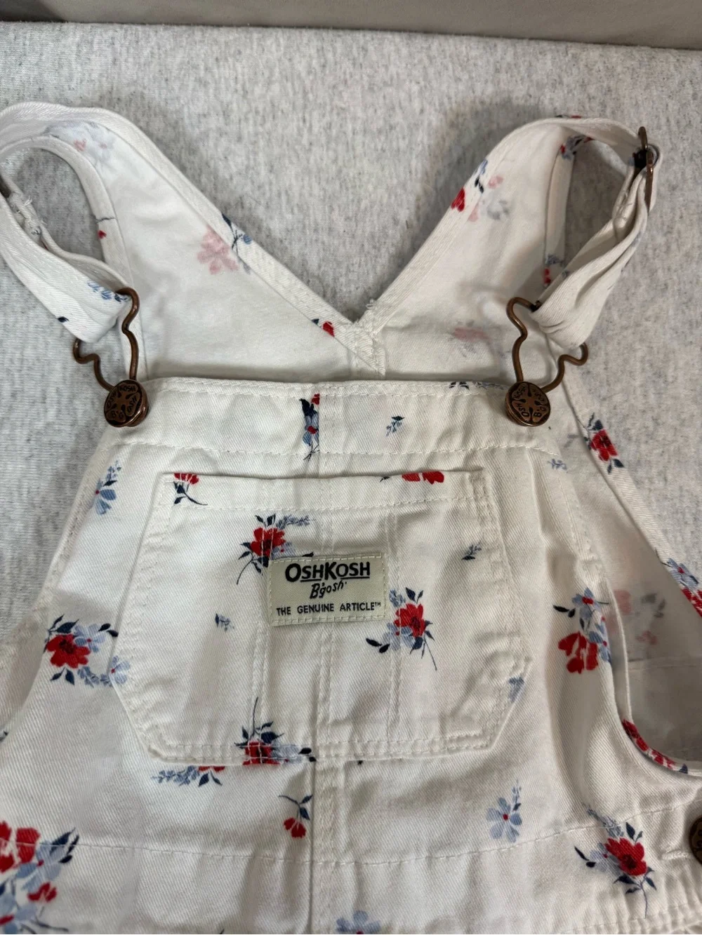 OshKosh B’gosh Floral Overall Dress - Girls 4T‎
